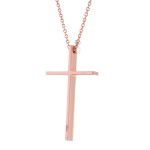 Γυναικείος Σταυρός Με αλυσίδα , Χρυσός 18κ Με Διαμάντια